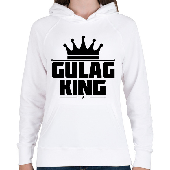 Gulag King-Női kapucnis pulóver