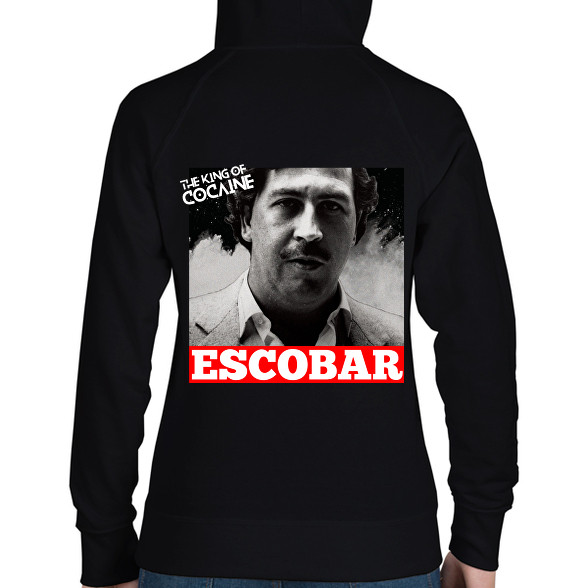 Pablo Escobar-Női kapucnis pulóver