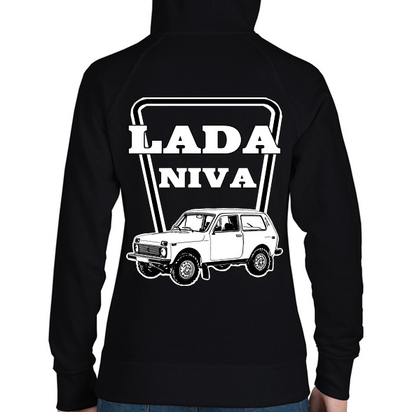 lada niva-Női kapucnis pulóver