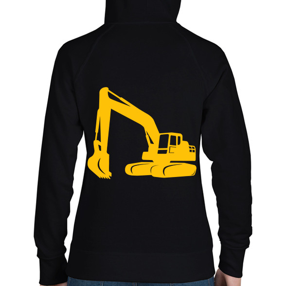 Excavator-Női kapucnis pulóver