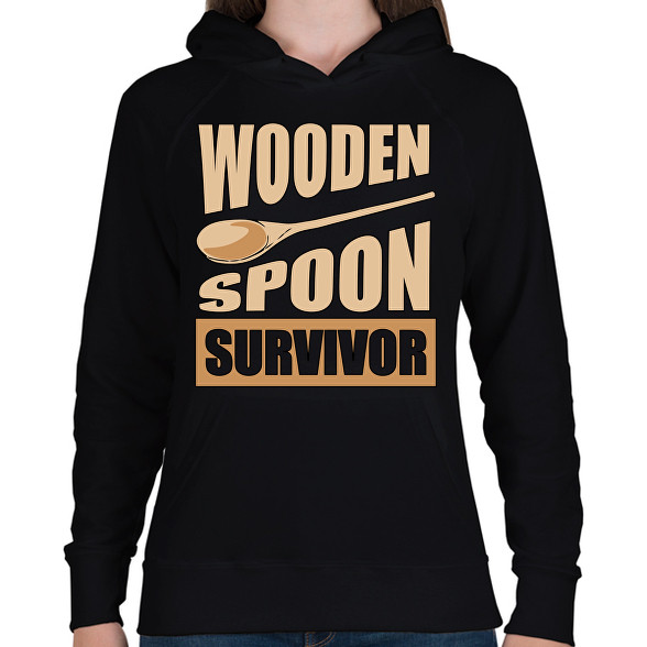 Wooden spoon-Női kapucnis pulóver