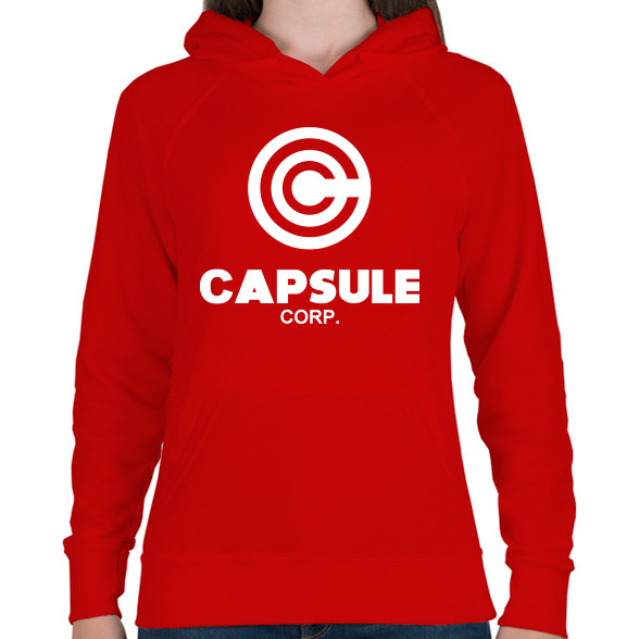 Capsule Corp-Női kapucnis pulóver