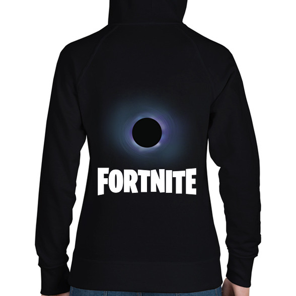 Fortnire Black Hole-Női kapucnis pulóver