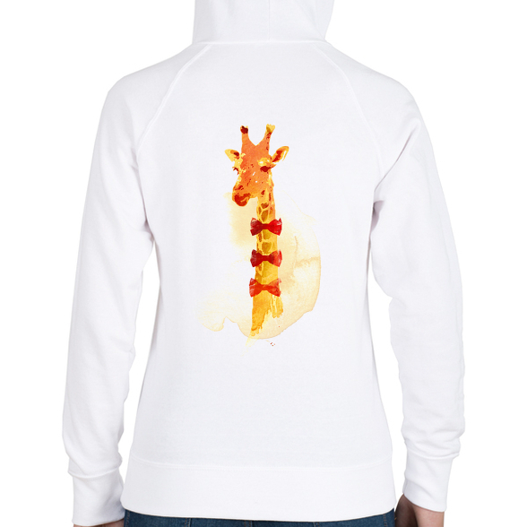 Elegant giraffe-Női kapucnis pulóver