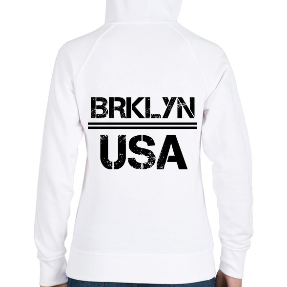 Usa brooklyn-Női kapucnis pulóver