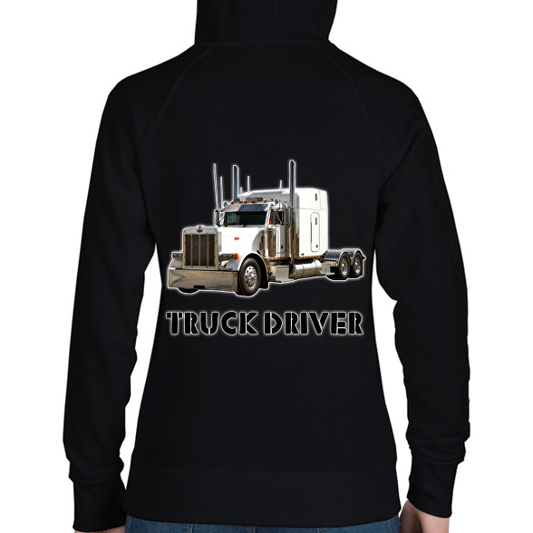 TRUCK DRIVER -Női kapucnis pulóver