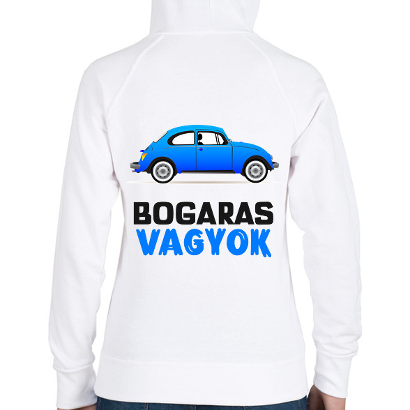 BOGARAS VAGYOK-Női kapucnis pulóver