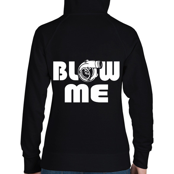 Blow me-Női kapucnis pulóver