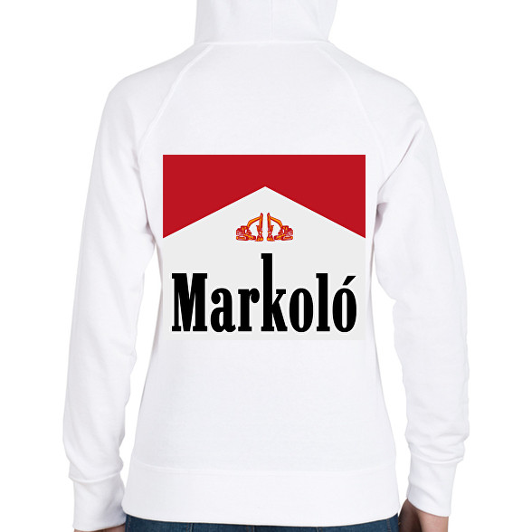 Markoló - Marlboro meme-Női kapucnis pulóver