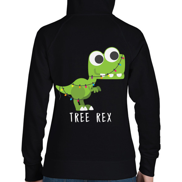 Tree Rex-Női kapucnis pulóver