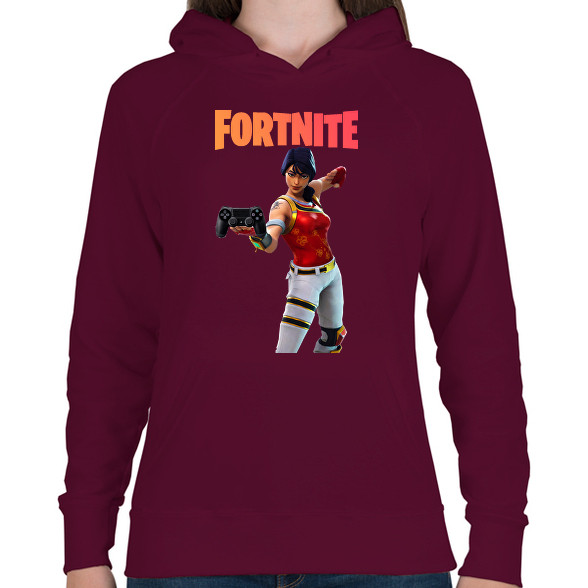 Scarlet Defender Fortnite-Női kapucnis pulóver