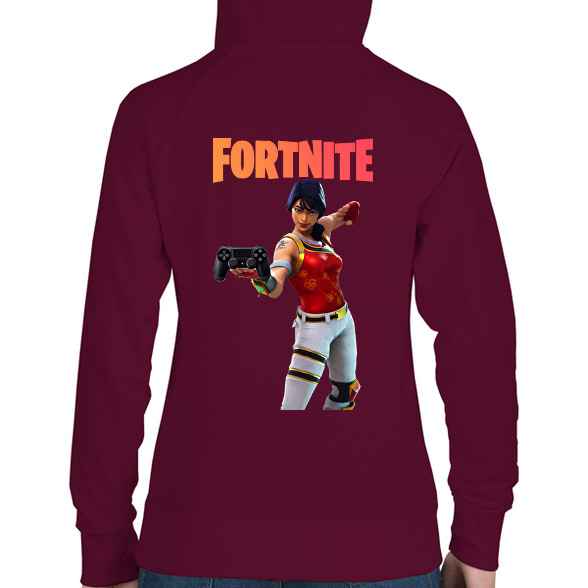 Scarlet Defender Fortnite-Női kapucnis pulóver