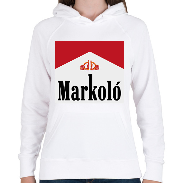 Markoló - Marlboro meme-Női kapucnis pulóver