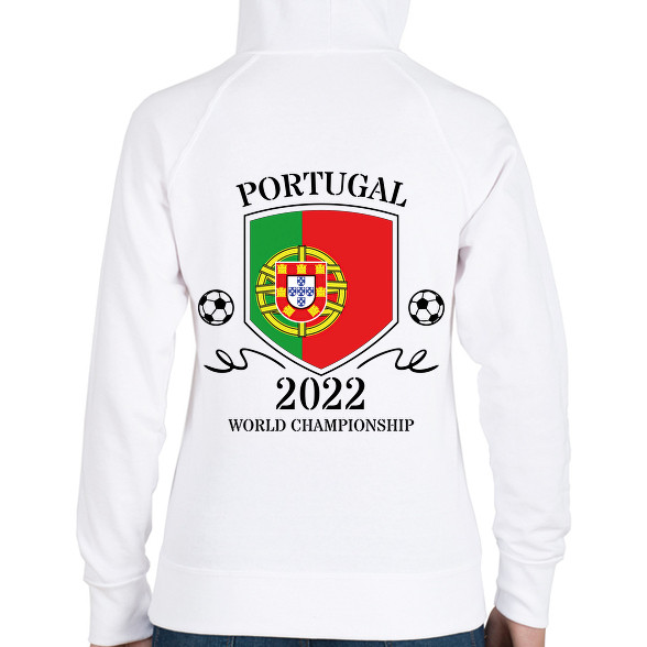 Portugal 2022-Női kapucnis pulóver