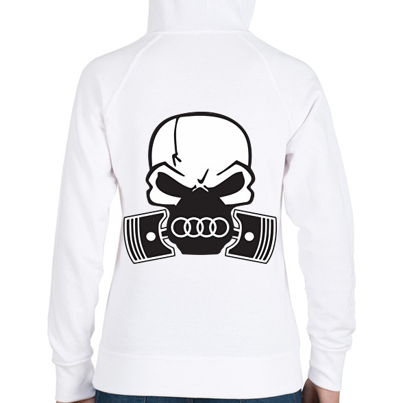 Skull audi-Női kapucnis pulóver