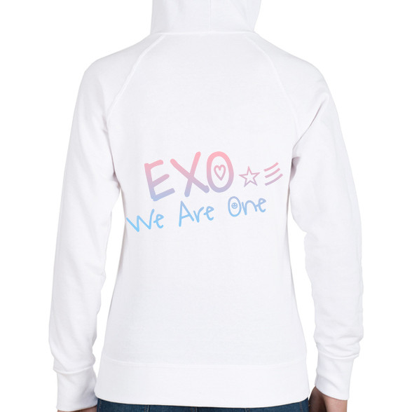 Exo: We are one!-Női kapucnis pulóver