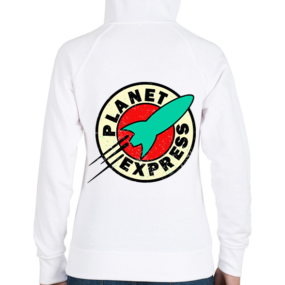 Planet express-Női kapucnis pulóver