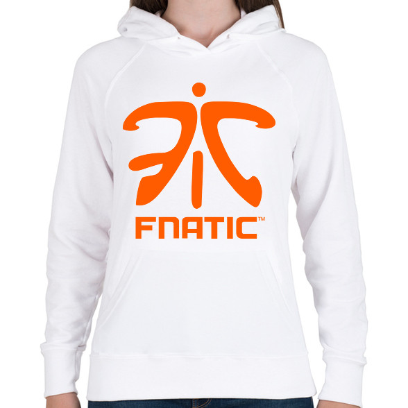 Fnatic logo-Női kapucnis pulóver