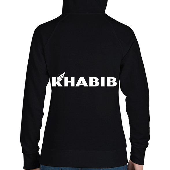 Khabib Nurmagomedov logo-Női kapucnis pulóver