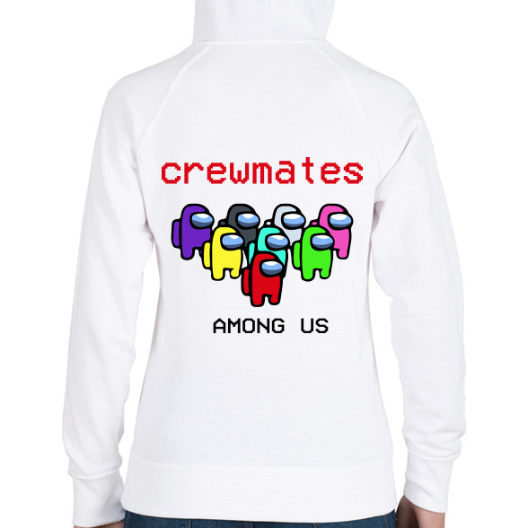 Among us crewmates-Női kapucnis pulóver