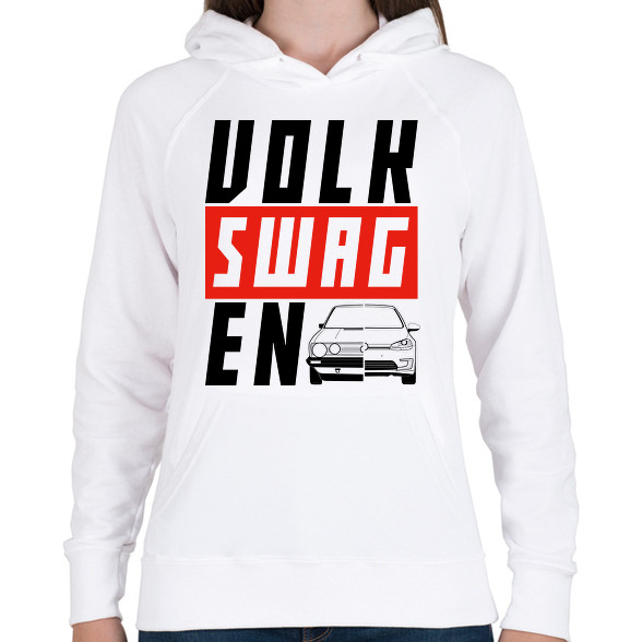 VOLK-SWAG-EN-Női kapucnis pulóver