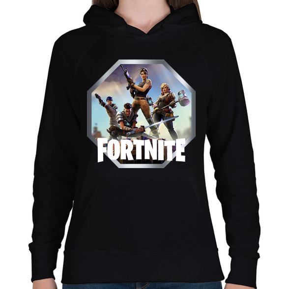 Fortnite - Ikon Logó-Női kapucnis pulóver