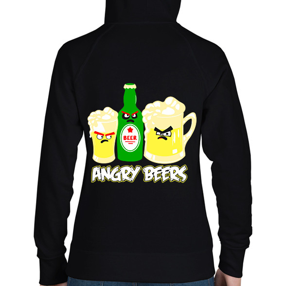 Angry Beers-Női kapucnis pulóver