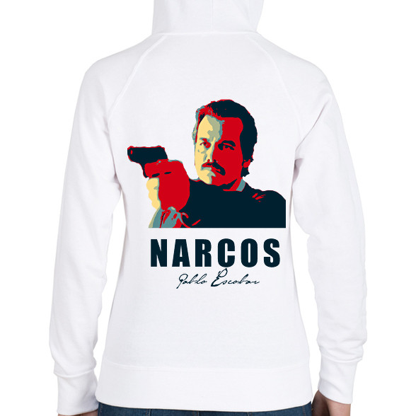 Narcos2-Női kapucnis pulóver