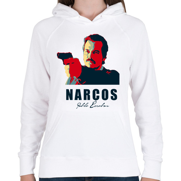 Narcos2-Női kapucnis pulóver