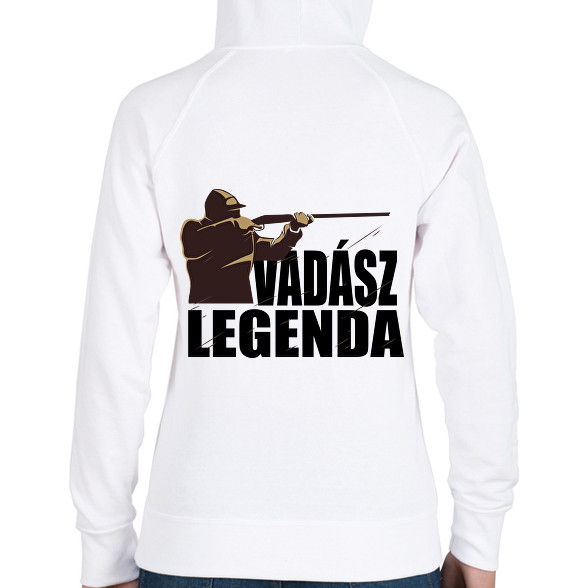 Vadász Legenda-Női kapucnis pulóver