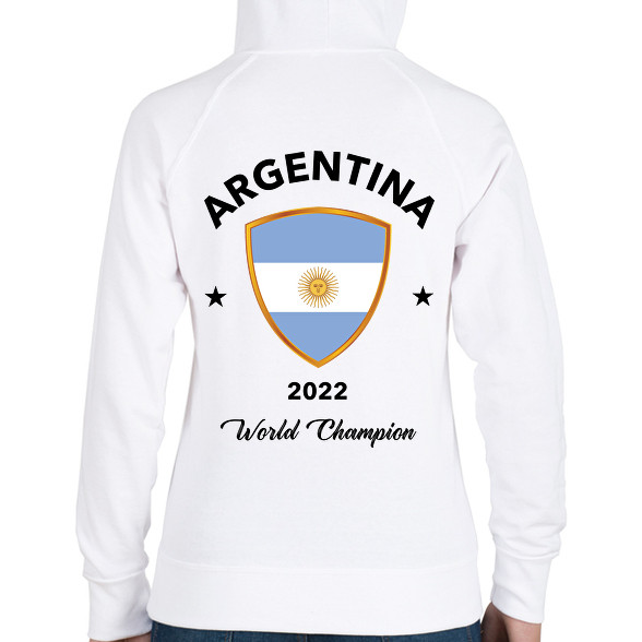 ARGENTINA WORLD CHAMPION-Női kapucnis pulóver