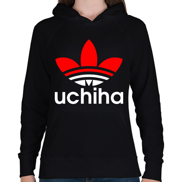 Uchiha (Adidas logo)-Női kapucnis pulóver