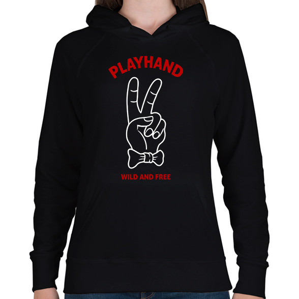 Playhand-Női kapucnis pulóver