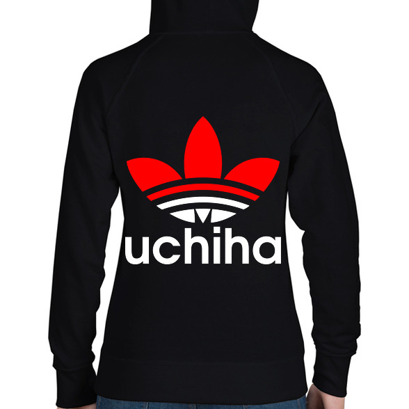 Uchiha (Adidas logo)-Női kapucnis pulóver