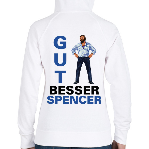 Gut, Besser, Spencer-Női kapucnis pulóver