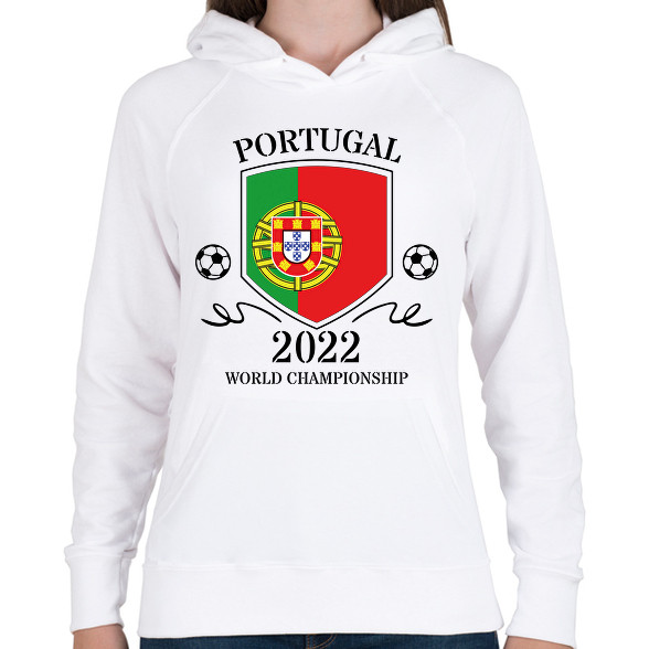 Portugal 2022-Női kapucnis pulóver