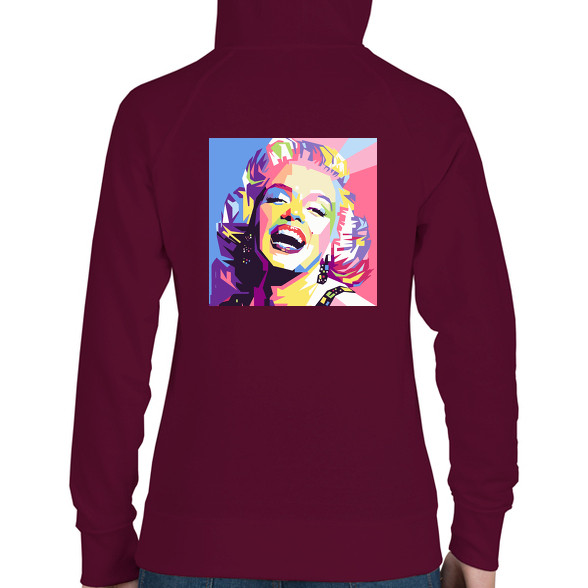 PopArt - Marilyn Monroe-Női kapucnis pulóver