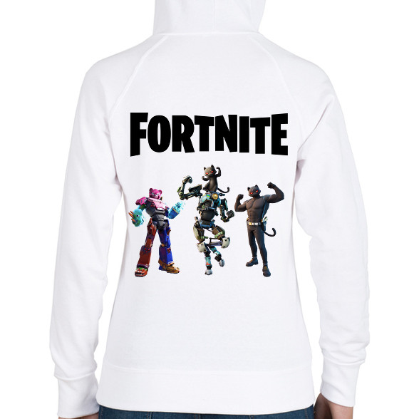 Fortnite Mecha-Női kapucnis pulóver