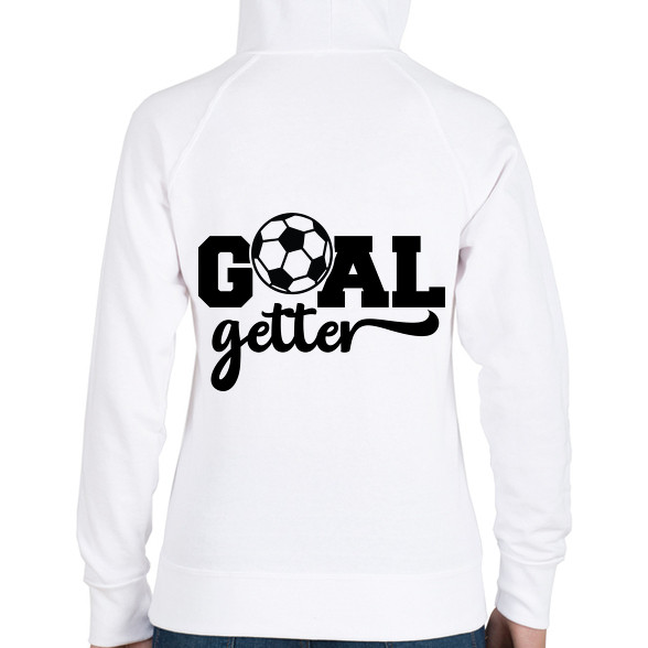 Goal getter-Női kapucnis pulóver