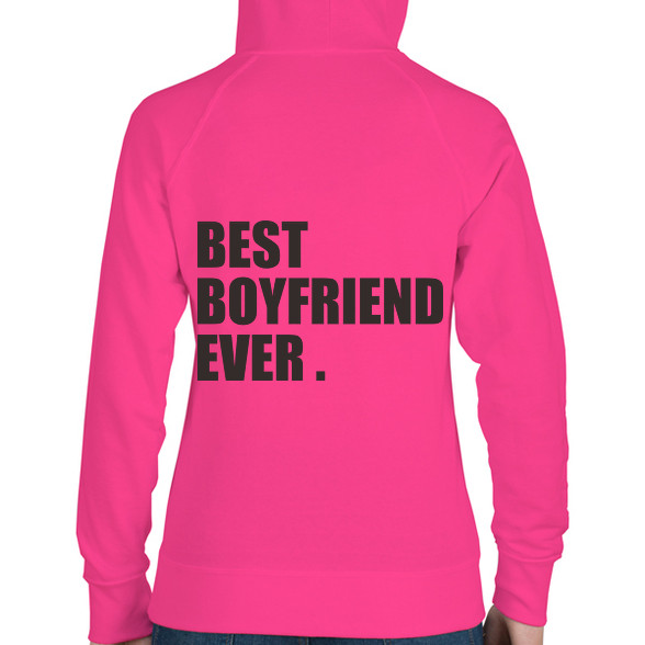 Best boyfriend-Női kapucnis pulóver