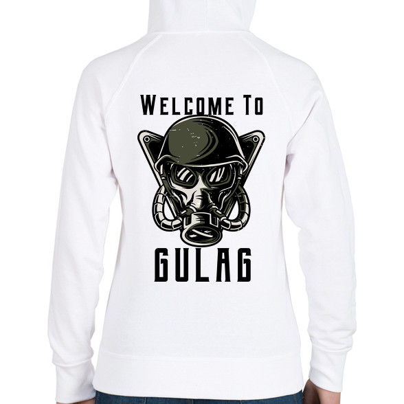 Welcome to Gulag-Női kapucnis pulóver