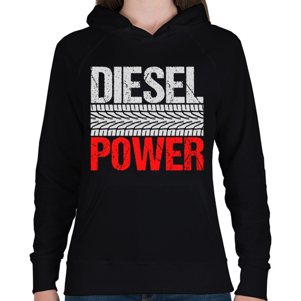 Diesel Power-Női kapucnis pulóver