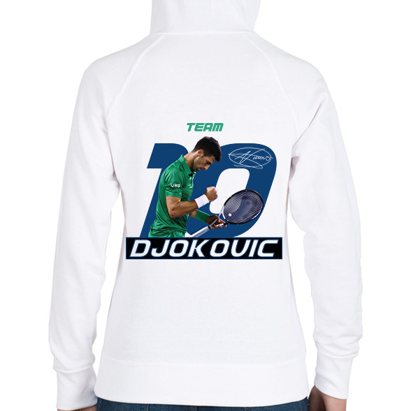 Team Djokovic-Női kapucnis pulóver