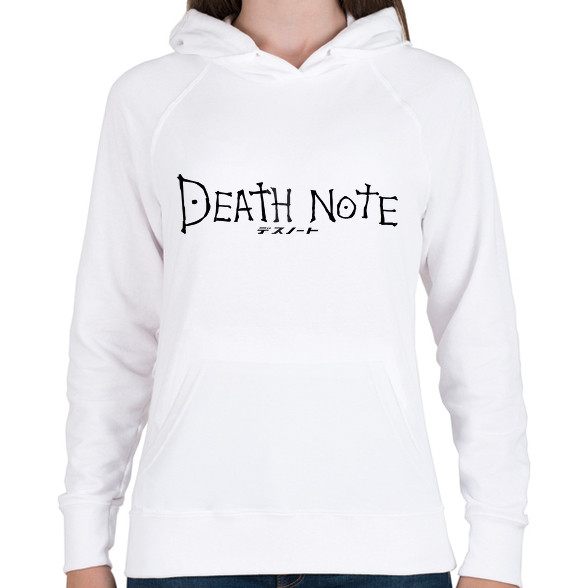 Death note (fekete)-Női kapucnis pulóver