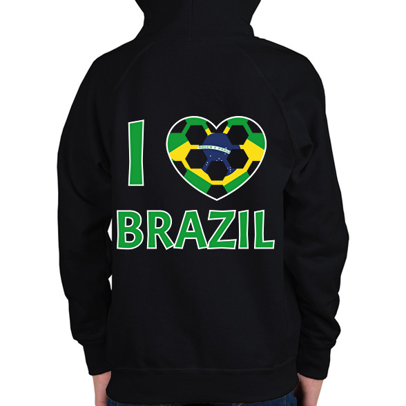 I love Brazil-Gyerek kapucnis pulóver