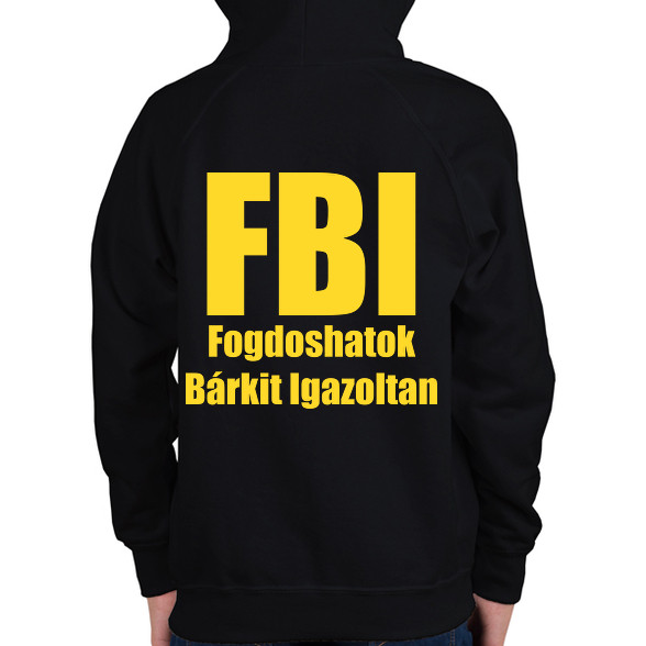 FBI - Fogdoshatok bárkit igazoltan-Gyerek kapucnis pulóver