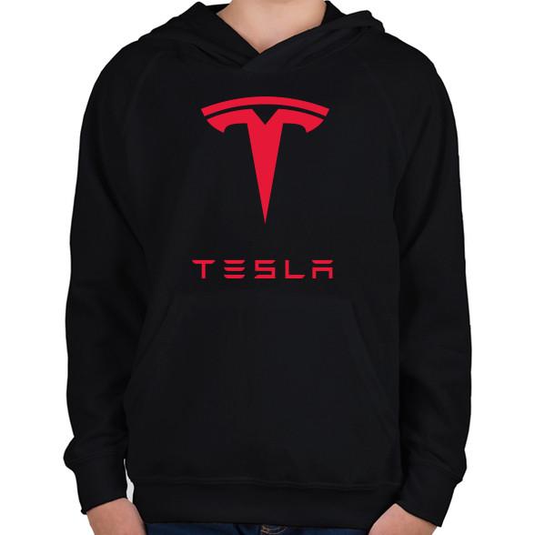 Tesla-Gyerek kapucnis pulóver