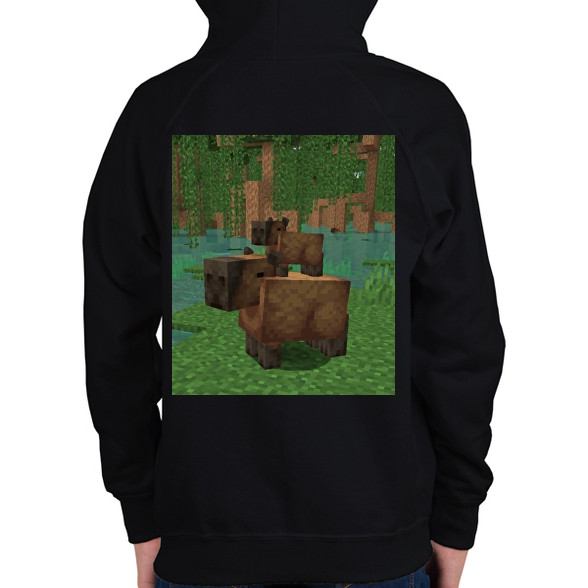 Minecraft Capybara-Gyerek kapucnis pulóver