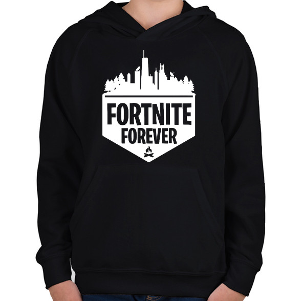 Fortnite Forever-Gyerek kapucnis pulóver