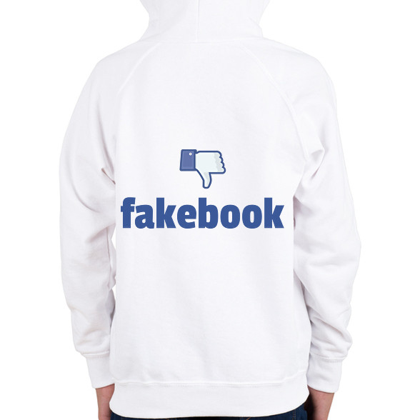 fakebook-Gyerek kapucnis pulóver